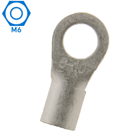 BBAtechniek artnr. 12910 - 10mm2 M6 open kabeloog (25x)