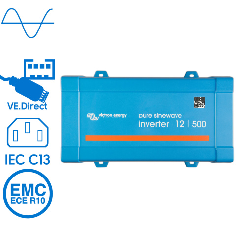BBAtechniek artnr. 90022 - Victron Phoenix omvormer 12/500 VE.Direct IEC (1x)