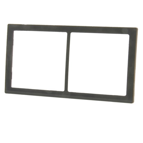 BBAtechniek artnr. 45125 - Afdekraam 2-vak lei-grijs hoogglans S20.000 (1x)