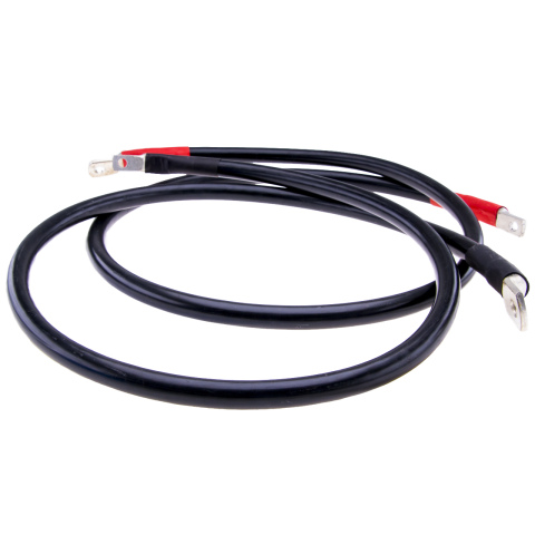 BBAtechniek artnr. 20139 - Waeco DC-aansluitkabel 50mm² 1x rood 1x zwart (1m)