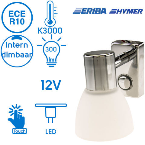 BBAtechniek artnr. 65544 - Faretto PowerLED 12V 3W 3000K chroom (1x)