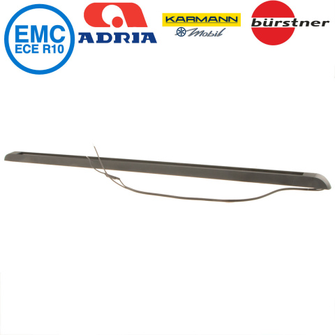 BBAtechniek artnr. 65564 - Rialto B opbouw rail 46cm zwart (1x)