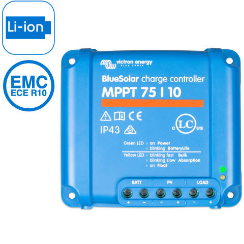 BBAtechniek artnr. 8591 - Victron BlueSolar MPPT 75/10 12/24V (1x)