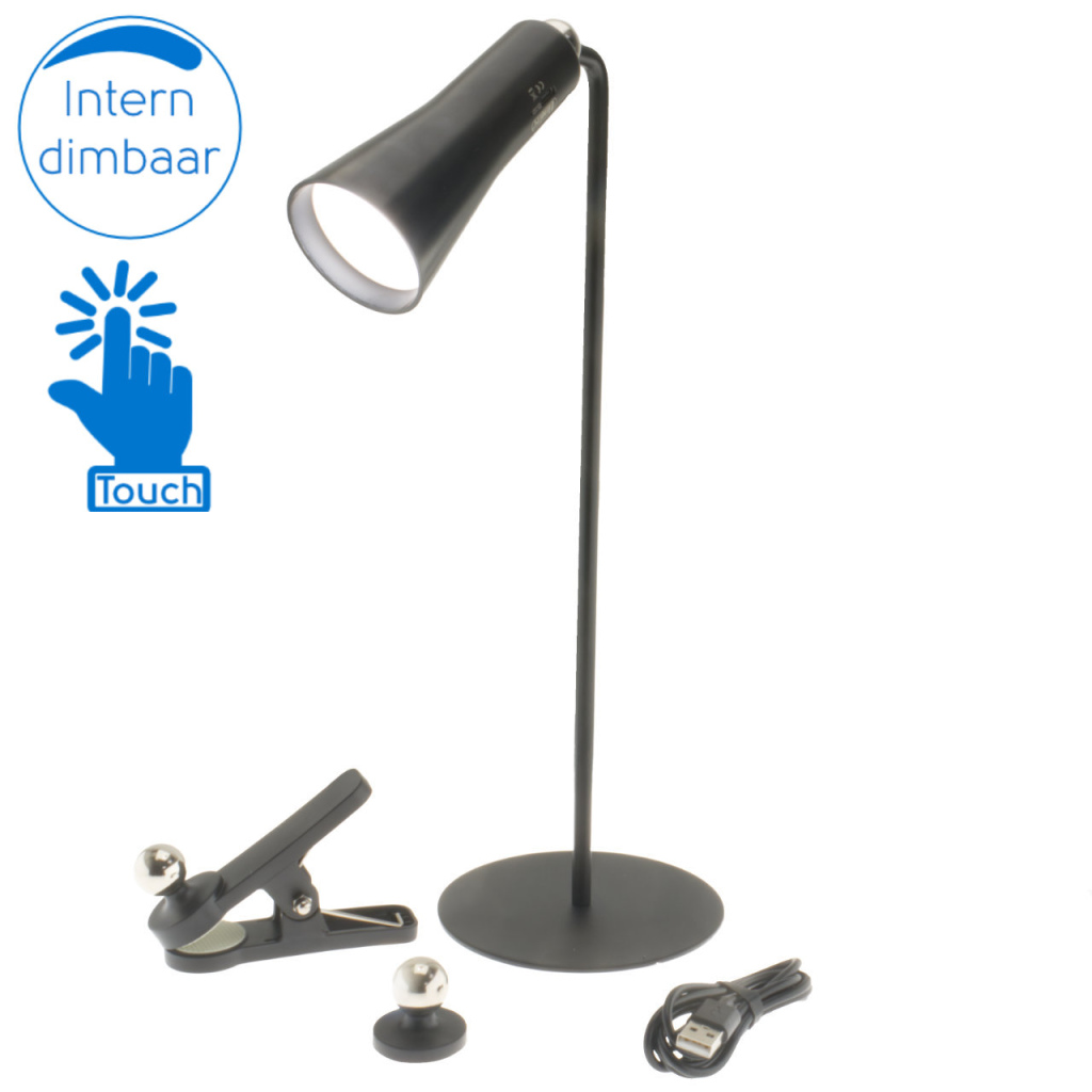 BBAtechniek - Florence multifunctionele LED 12V 3W zwart(1x)