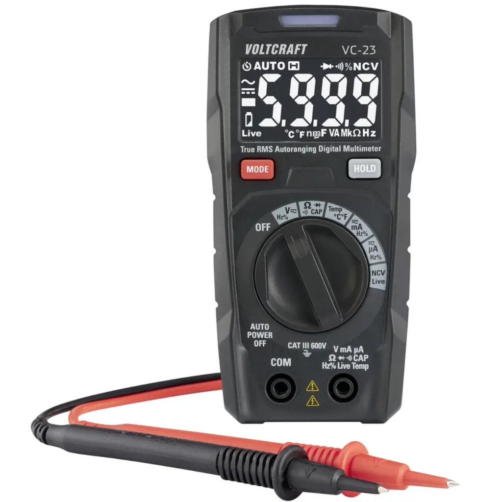 BBAtechniek - Digitale Multimeter 6V CAT III max. 10A (1x)