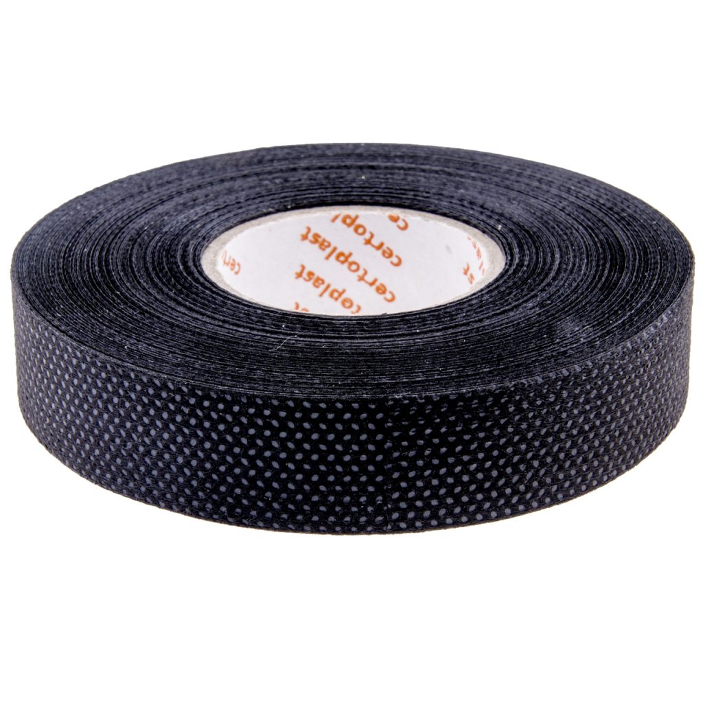 BBAtechniek - Isolatietape fleece zwart 19mmx25m (1x)