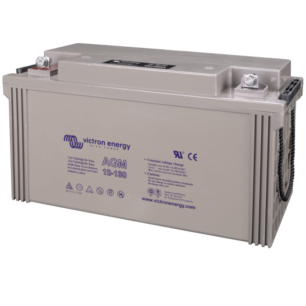 BBAtechniek - Victron Gel accu 12V 130Ah M8 (1x)