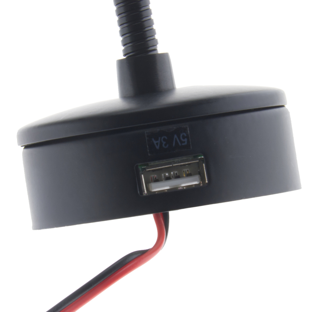BBAtechniek - Black swan LED 12V 2W USB 3A 148lm 4000K (1x)