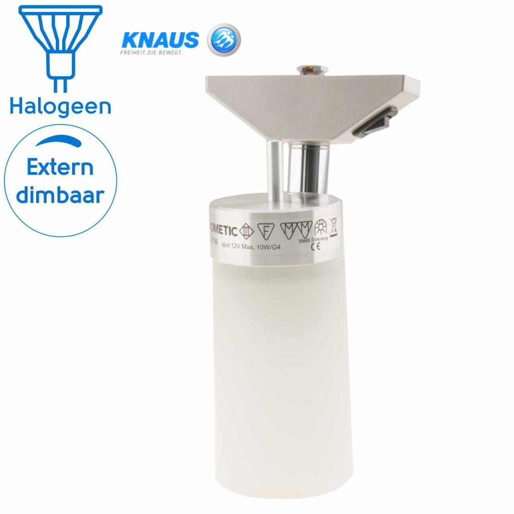 BBAtechniek - Dometic halogeen rail spot 10W 12V G4 (1x)