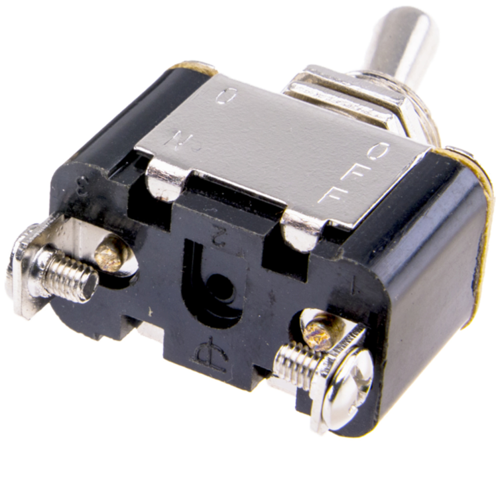 BBAtechniek - 12V 25A On-Off tuimelschakelaar heavy duty (10x)