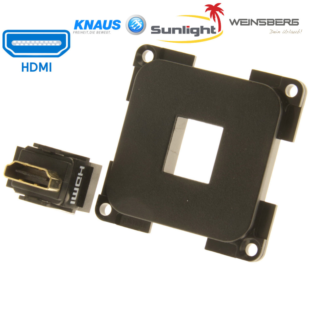 BBAtechniek - S 30.000 HDMI High Speed contact zwart (1x)