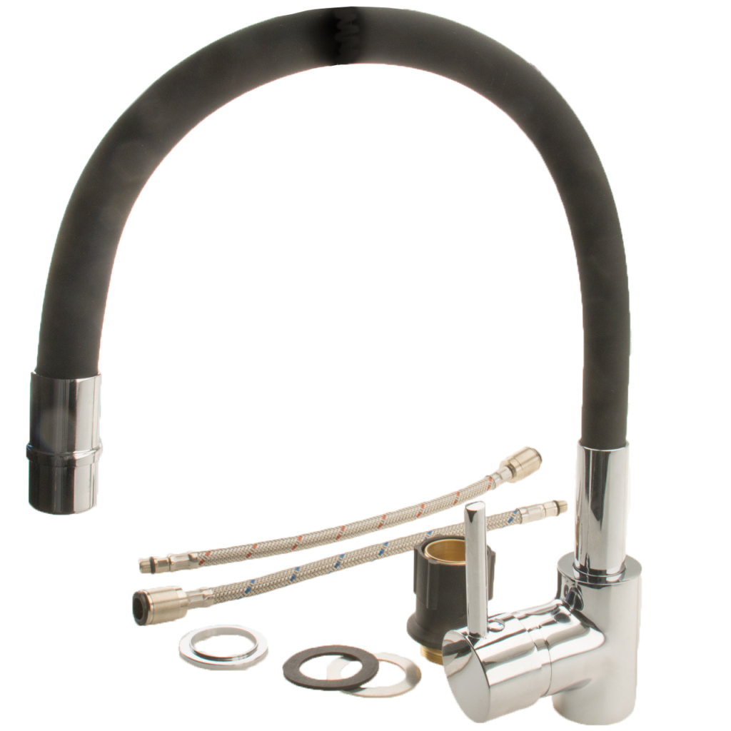 BBAtechniek - Peschici flexibele mengkraan zwarte hals (1x)