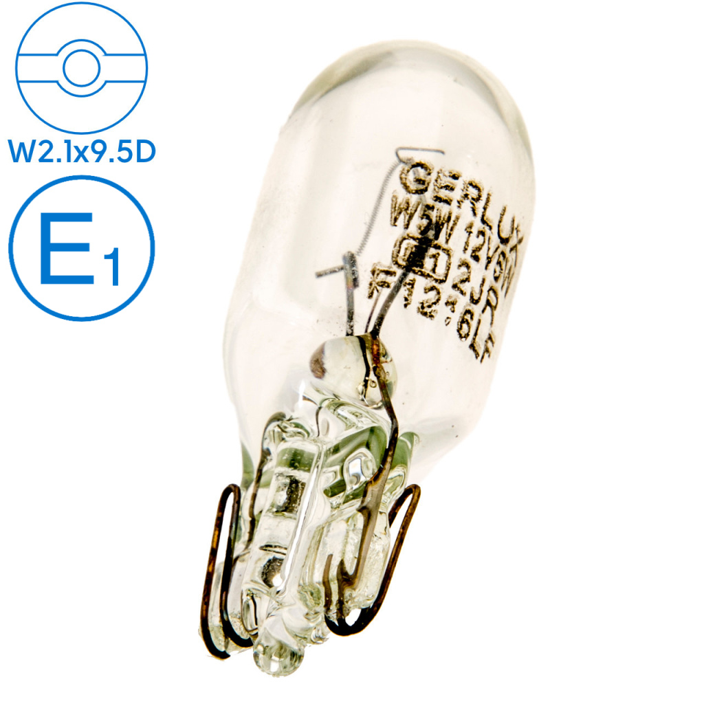 BBAtechniek - 12V 5W BS501 lamp wedge base (10x)