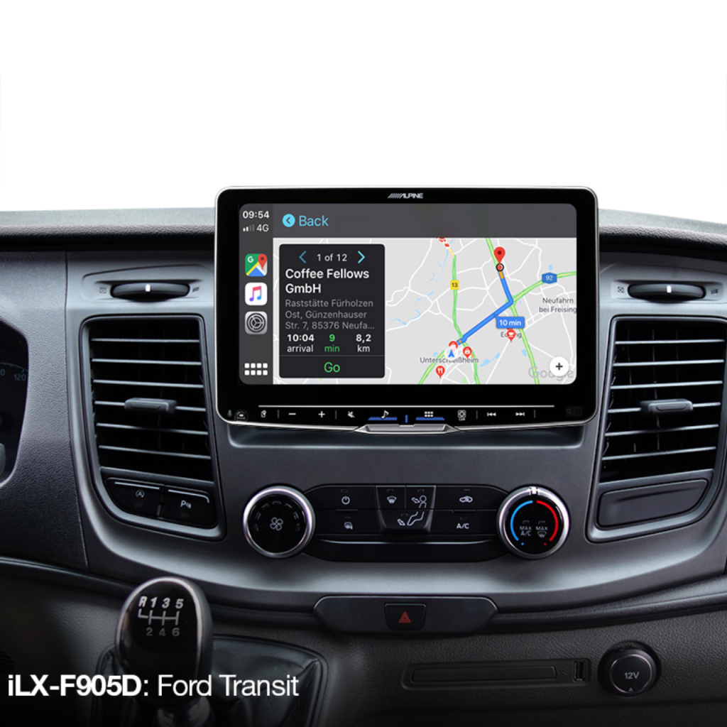 BBAtechniek - 9” iLX-F905D Alpine navigatie kantelbaar 1DIN (1x)