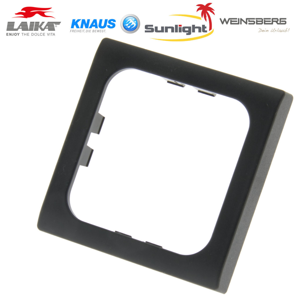 BBAtechniek - S 30.000 afdekraam 1-vak satijn zwart (1x)