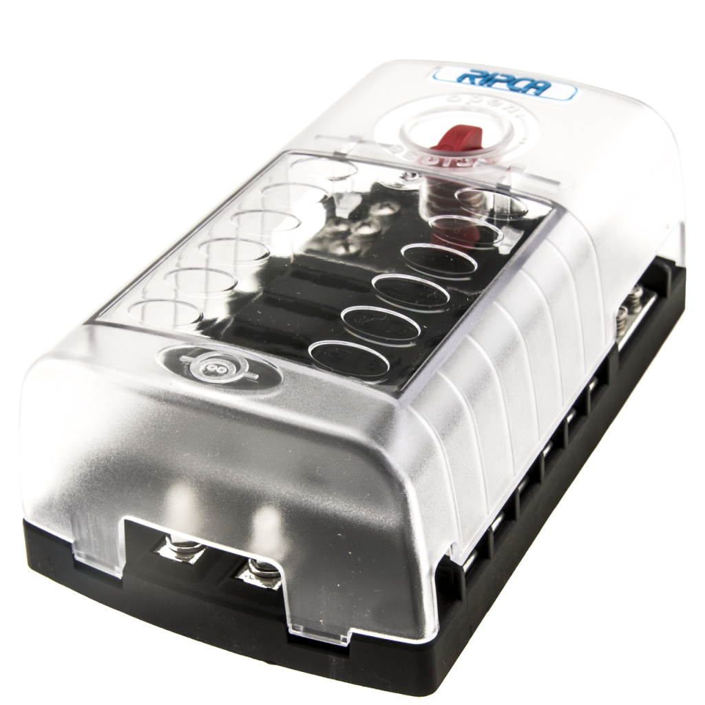 BBAtechniek - Zekeringkast standaard steekzekering 12-polig (1x)