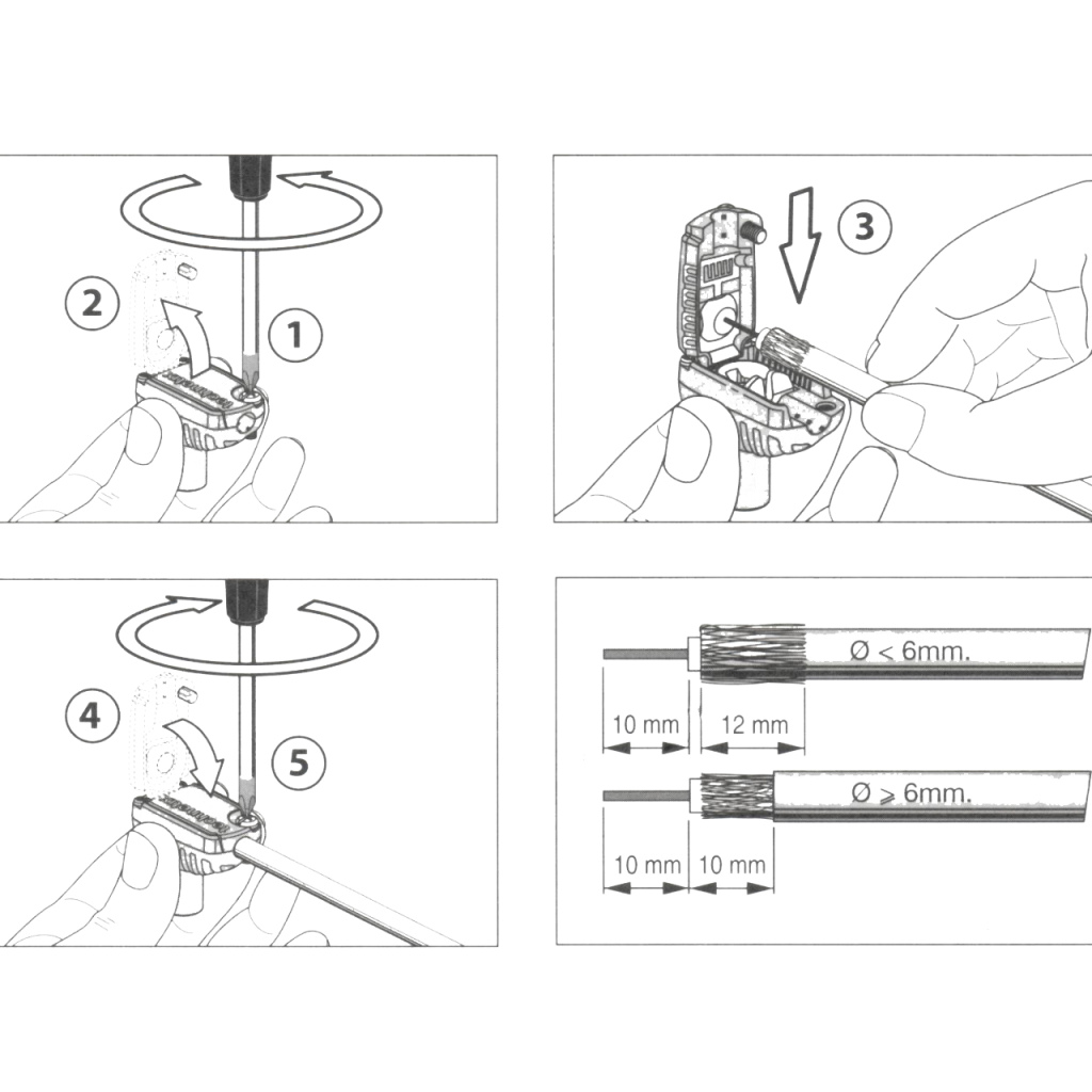 BBAtechniek - HQ IEC-male connector BBA (10x)