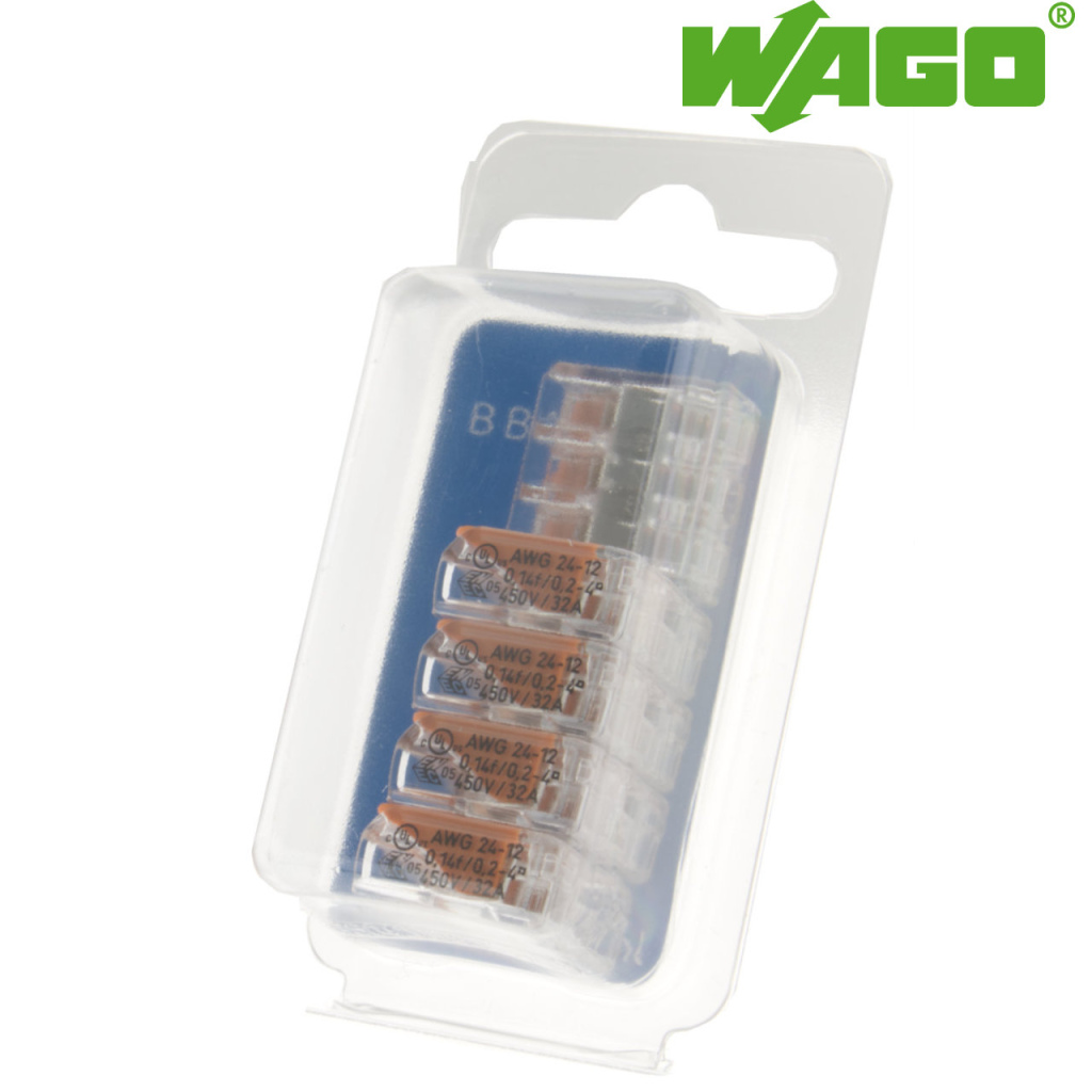 BBAtechniek - Wago verbindingsklem 221 3-voudig 0.2-4mm2 (5x)