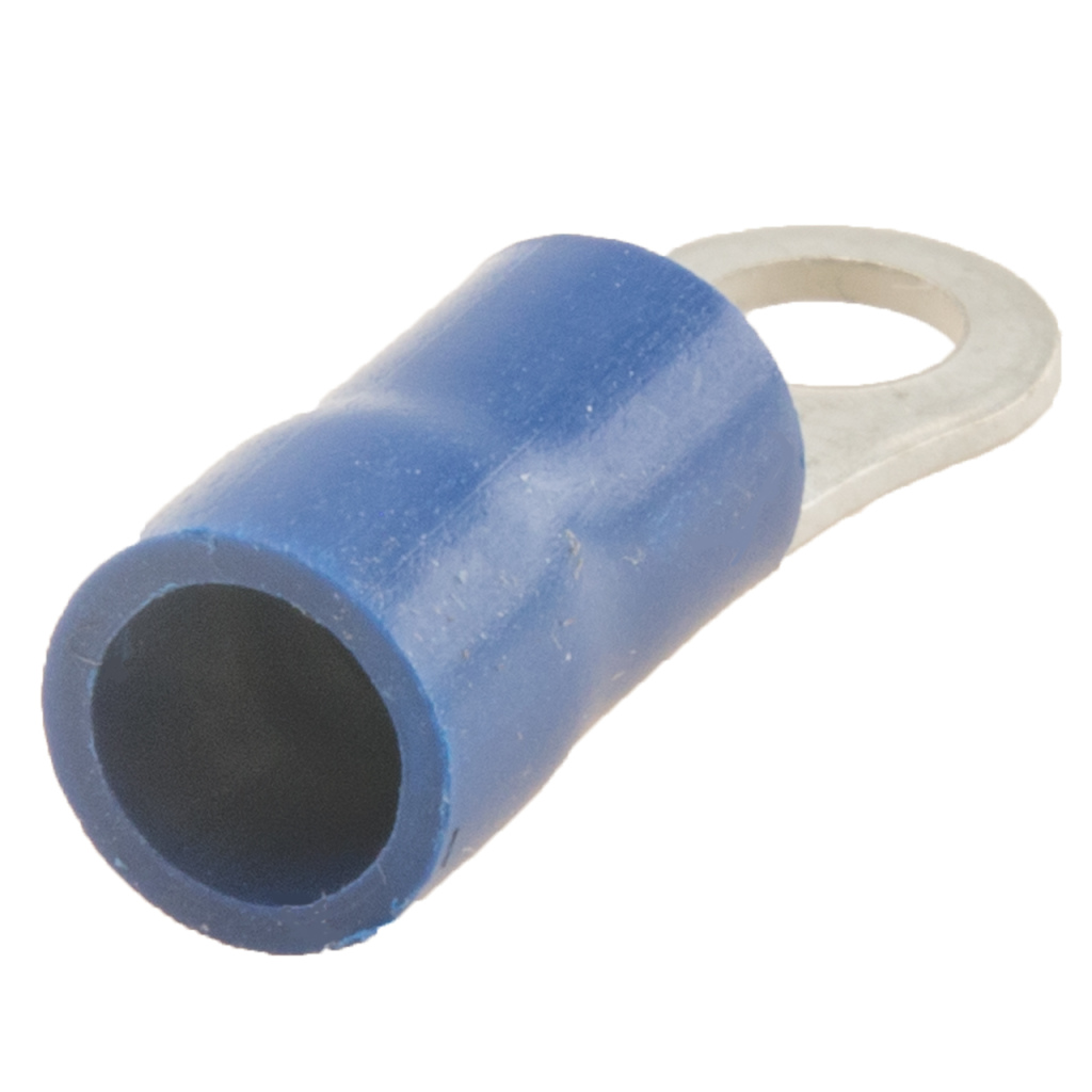 BBAtechniek - Kabelschoen ring M3 Ø3.7mm blauw (100x)
