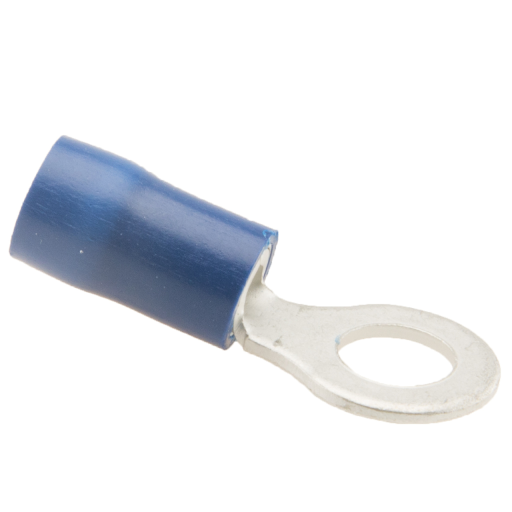 BBAtechniek - Kabelschoen ring M5 Ø5.3mm* blauw (100x)