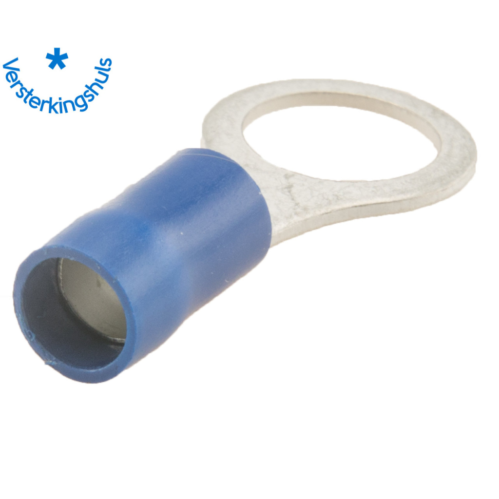 BBAtechniek - Kabelschoen ring M8 Ø8.4mm* blauw (100x)