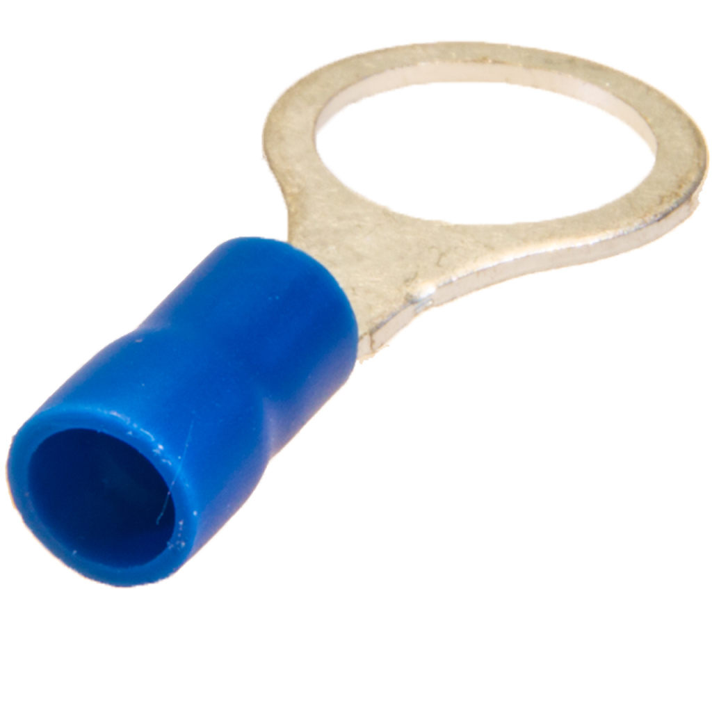 BBAtechniek - Kabelschoen ring M10 Ø10.5mm blauw (100x)