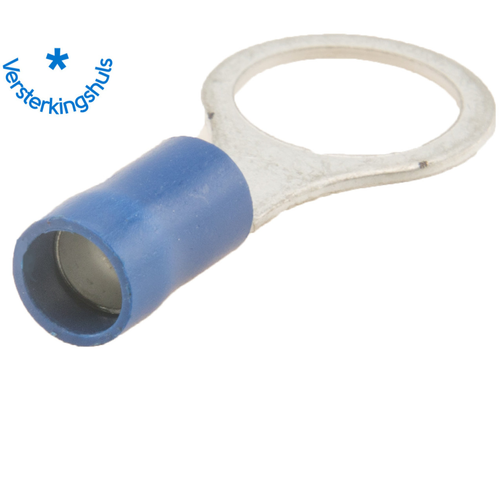 BBAtechniek - Kabelschoen ring M10 Ø10.5mm* blauw (100x)