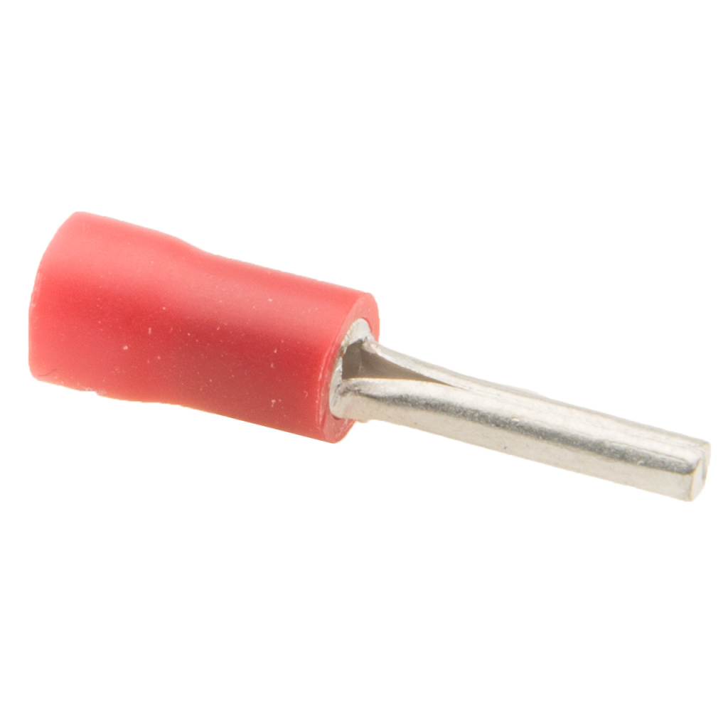 BBAtechniek - Kabelschoen pensteker Ø2mm rood 1.98cm (100x)