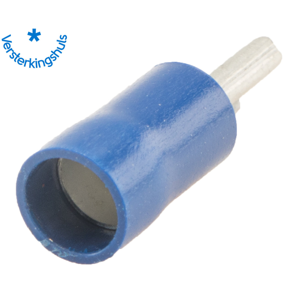 BBAtechniek - Kabelschoen pensteker 10mm* Ø1.9mm blauw  (100x)