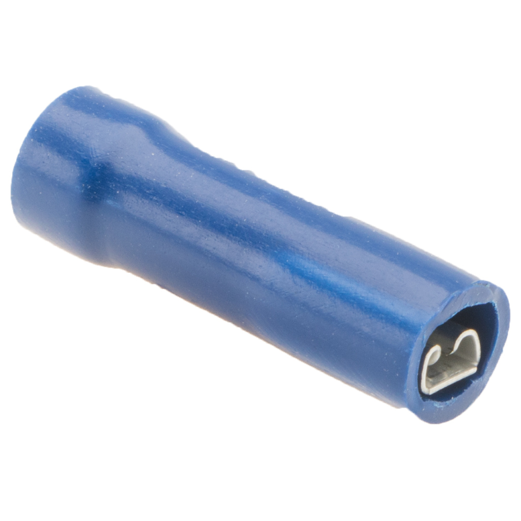 BBAtechniek - Vlakstekerhuls 2.8x0.5mm* blauw (100x)