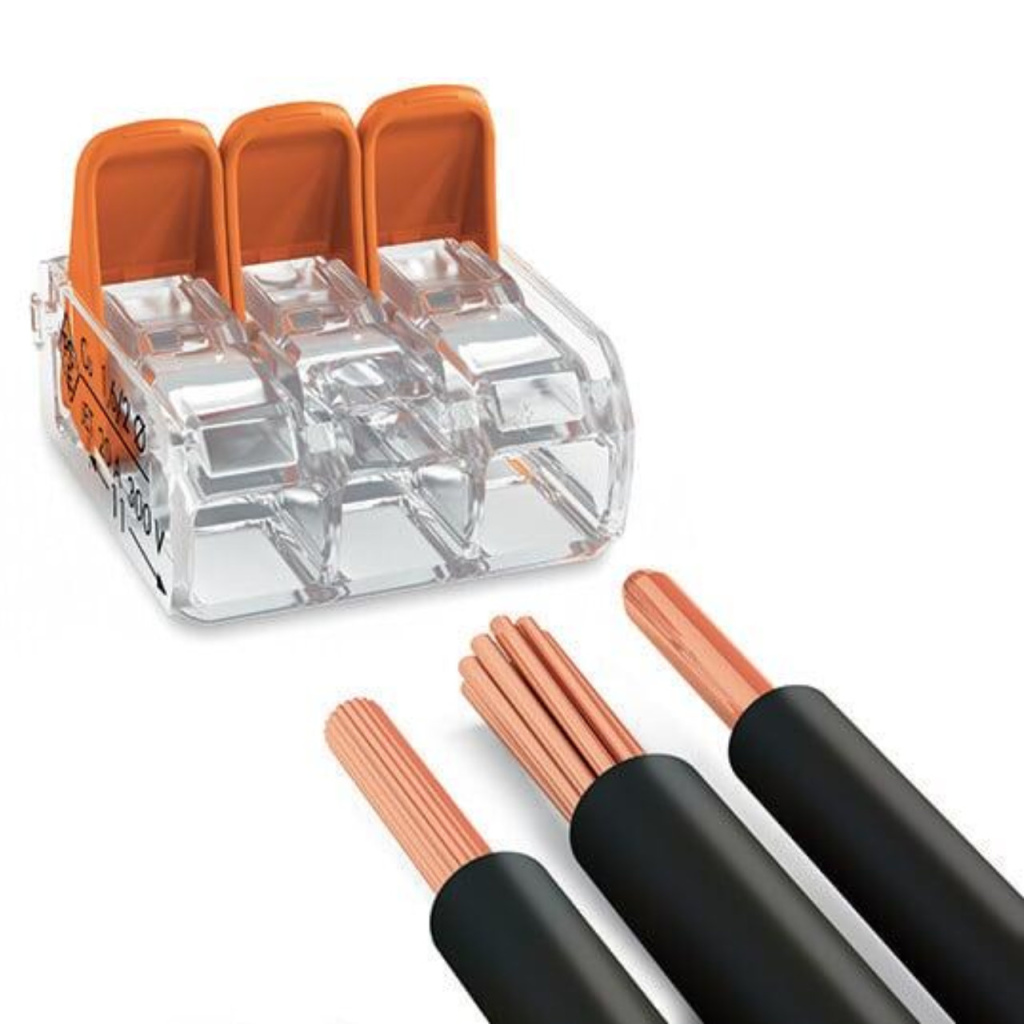 BBAtechniek - Wago verbindingsklem 221 2-voudig 0.2-4mm2 (5x)