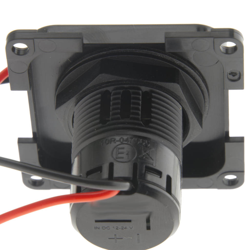 BBAtechniek - USB C/A PD QC 3A 30W inbouw zwart (1x)