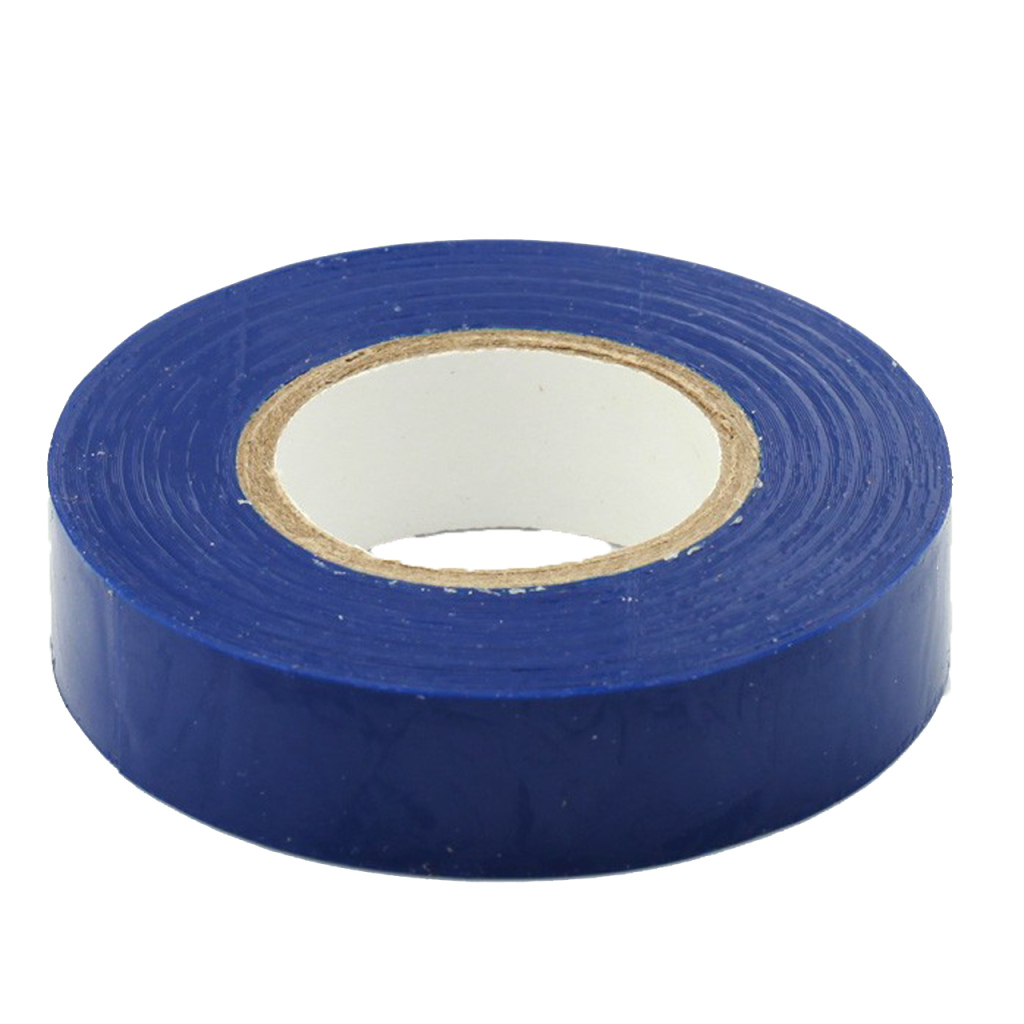 BBAtechniek - Isolatietape PVC klevend 15mmx10m blauw (10x)
