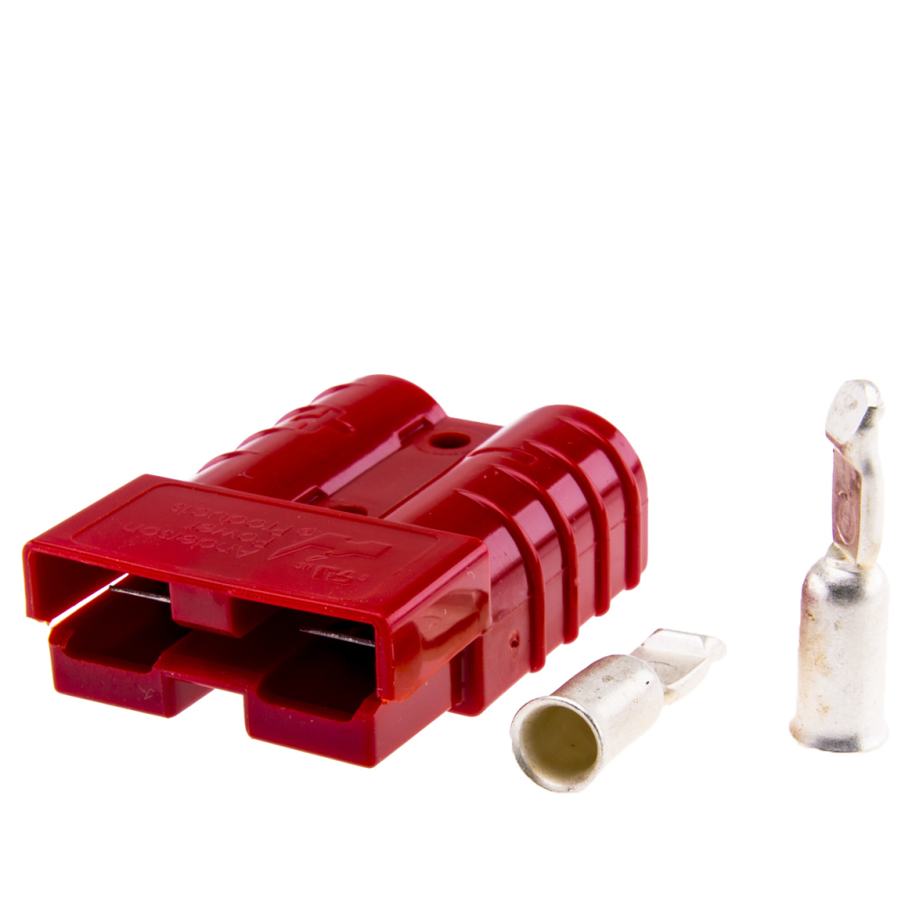 BBAtechniek - Hoge stroom connector 16mm² 50A rood (1x)