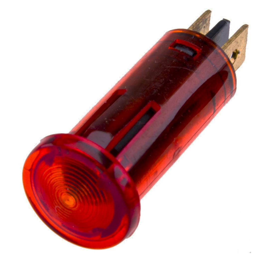 BBAtechniek - Waarschuwingslampje rood 12V Ø 12.0mm (10x)