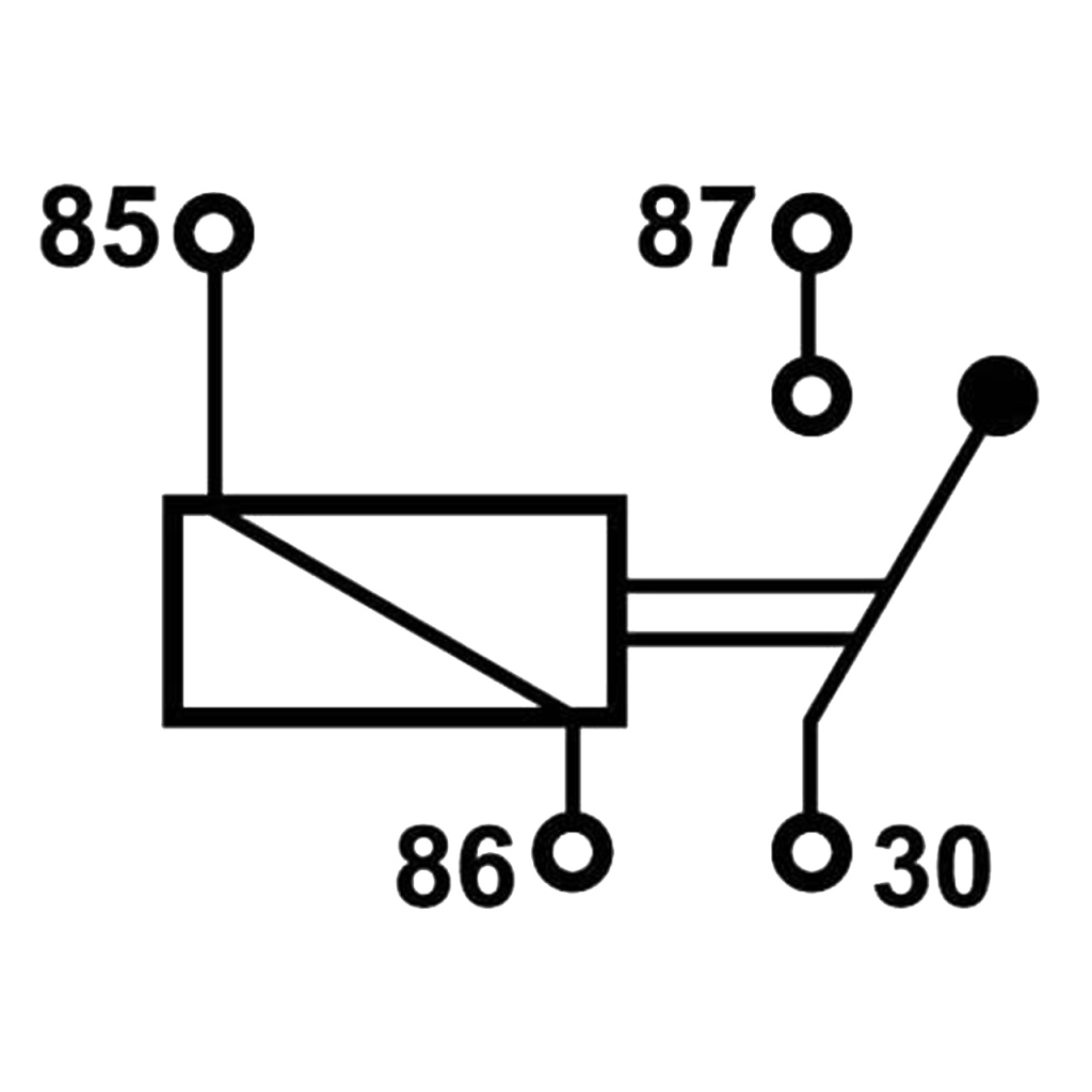 BBAtechniek - 12V 70A 4-polig relais (1x)<br />
