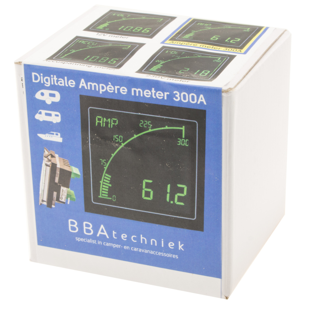 BBAtechniek - BBA digitale Ampère meter 300A (1x)