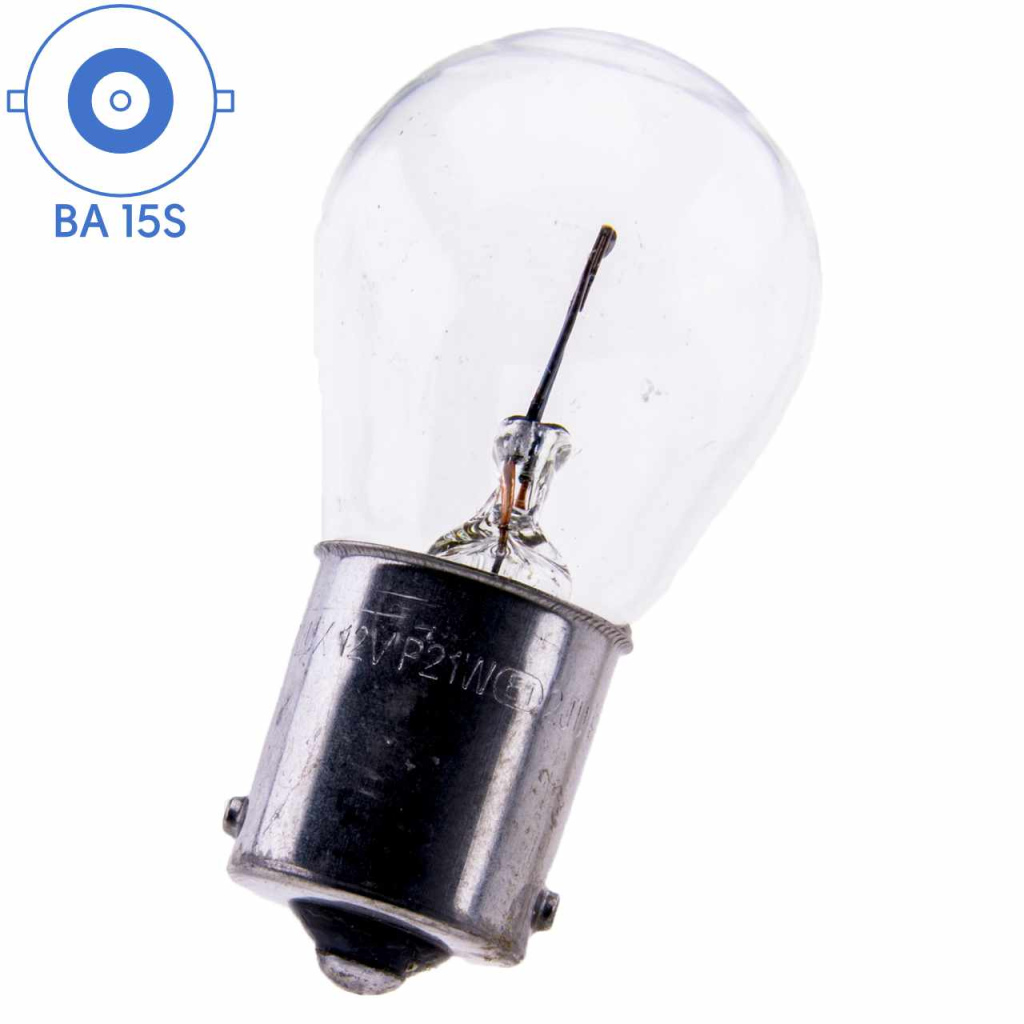 BBAtechniek - BA15S 12V 21W BS382 lamp (10x)