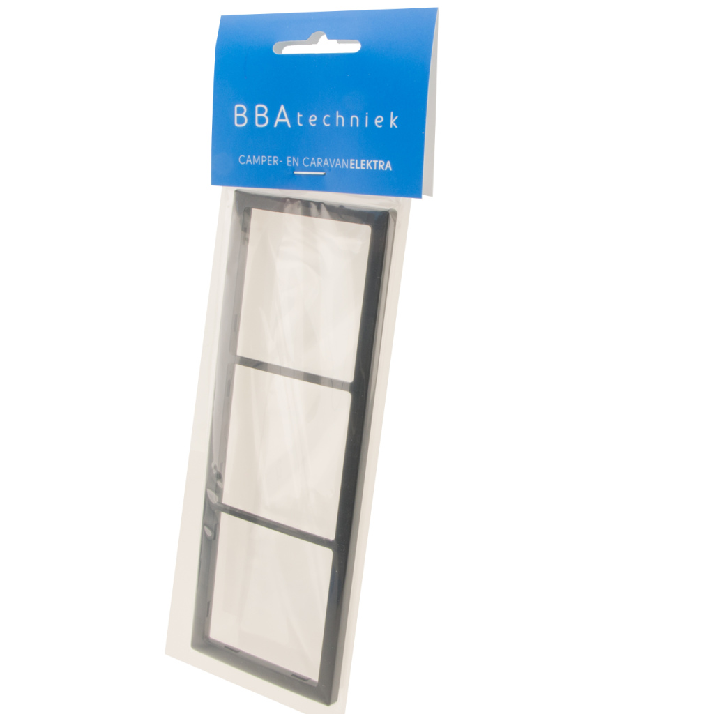 BBAtechniek - Afdekraam 3-vak lei-grijs hoogglans S20.000 (1x)