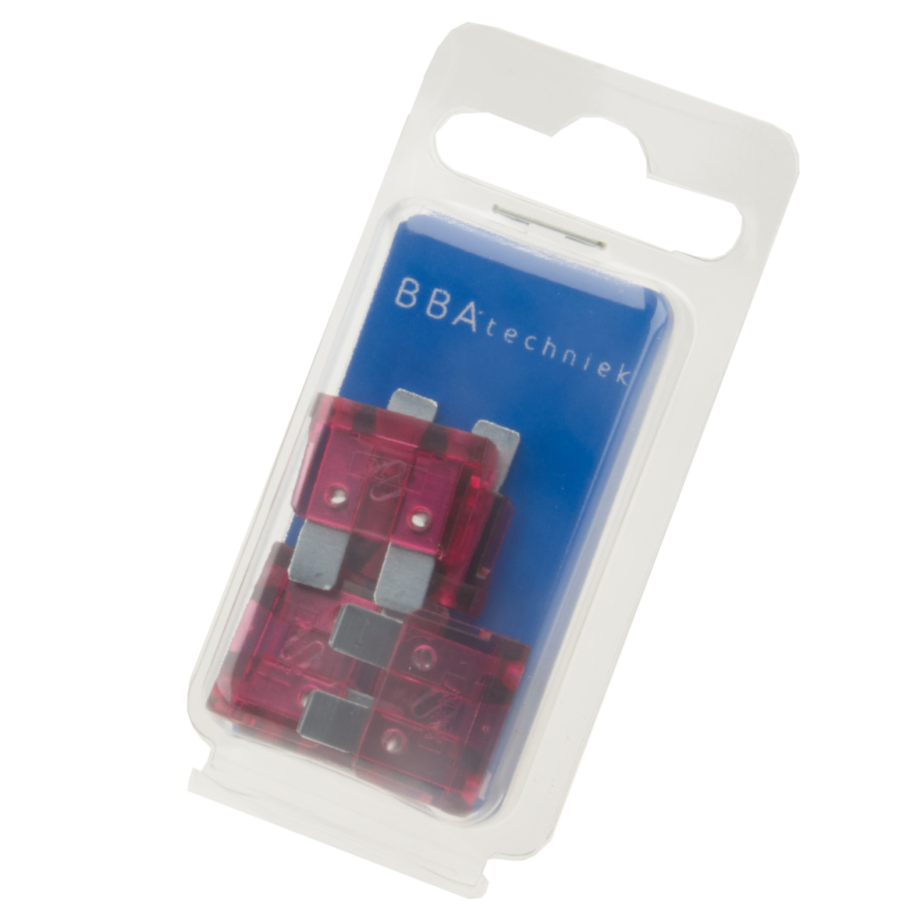 BBAtechniek - Standaard steekzekering 4A roze (5x)