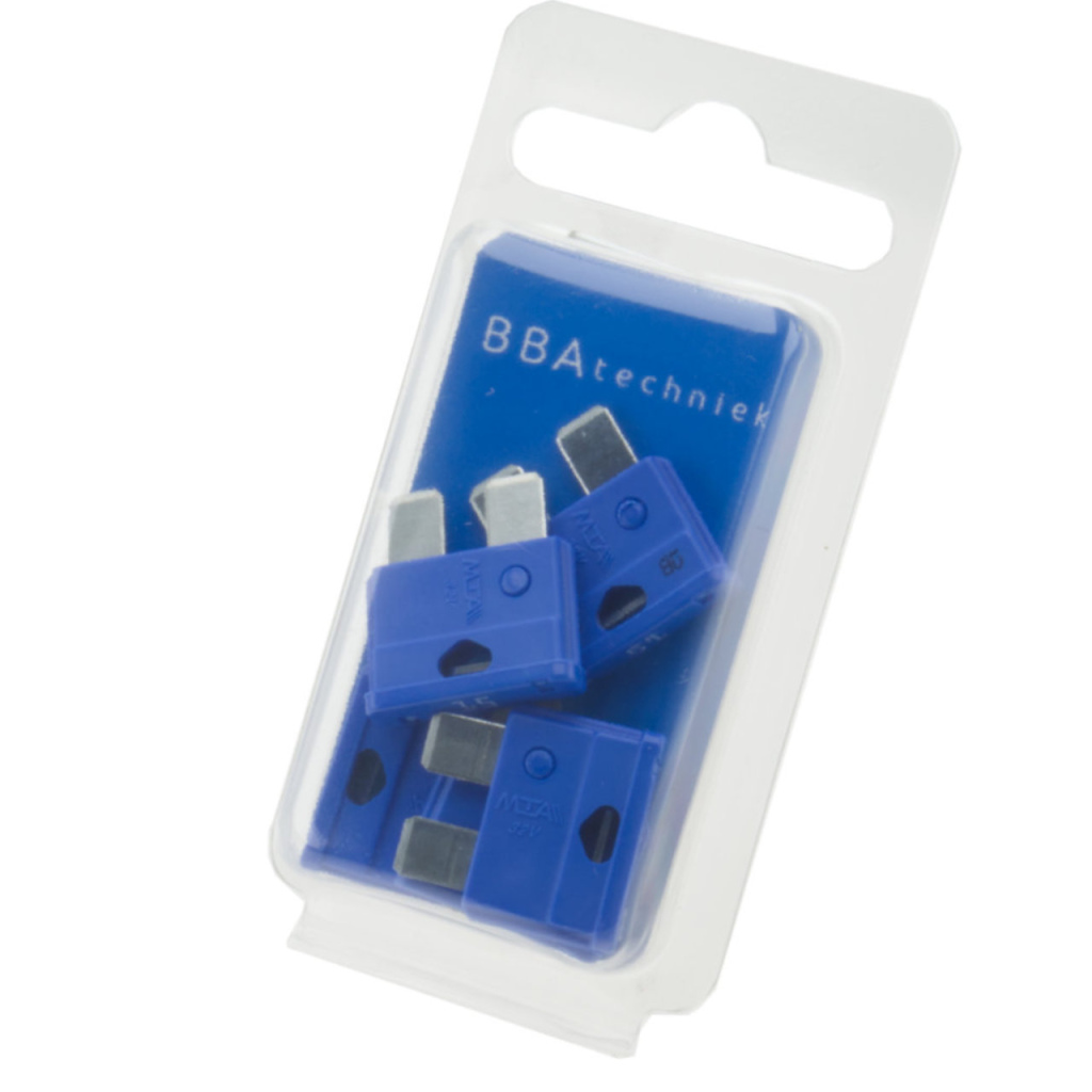BBAtechniek - Standaard steekzekering 15A blauw (5x)