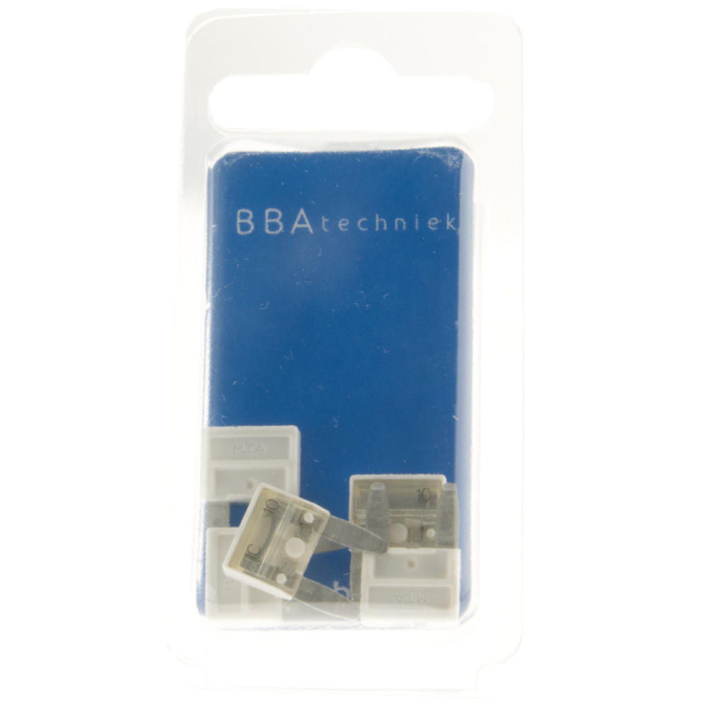 BBAtechniek - Mini steekzekering 25A wit (5x)