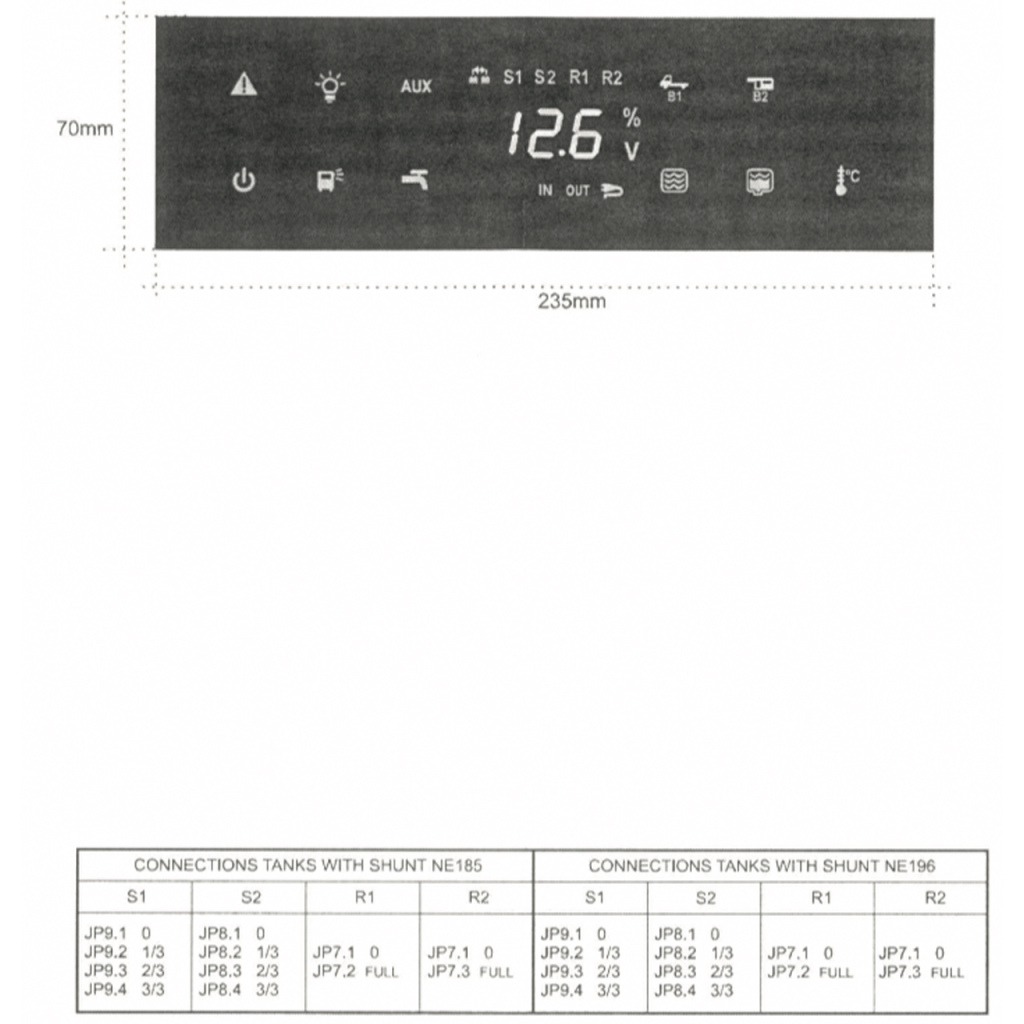 BBAtechniek - Nordelettronica NE266-D dig. controlepaneel (1x)