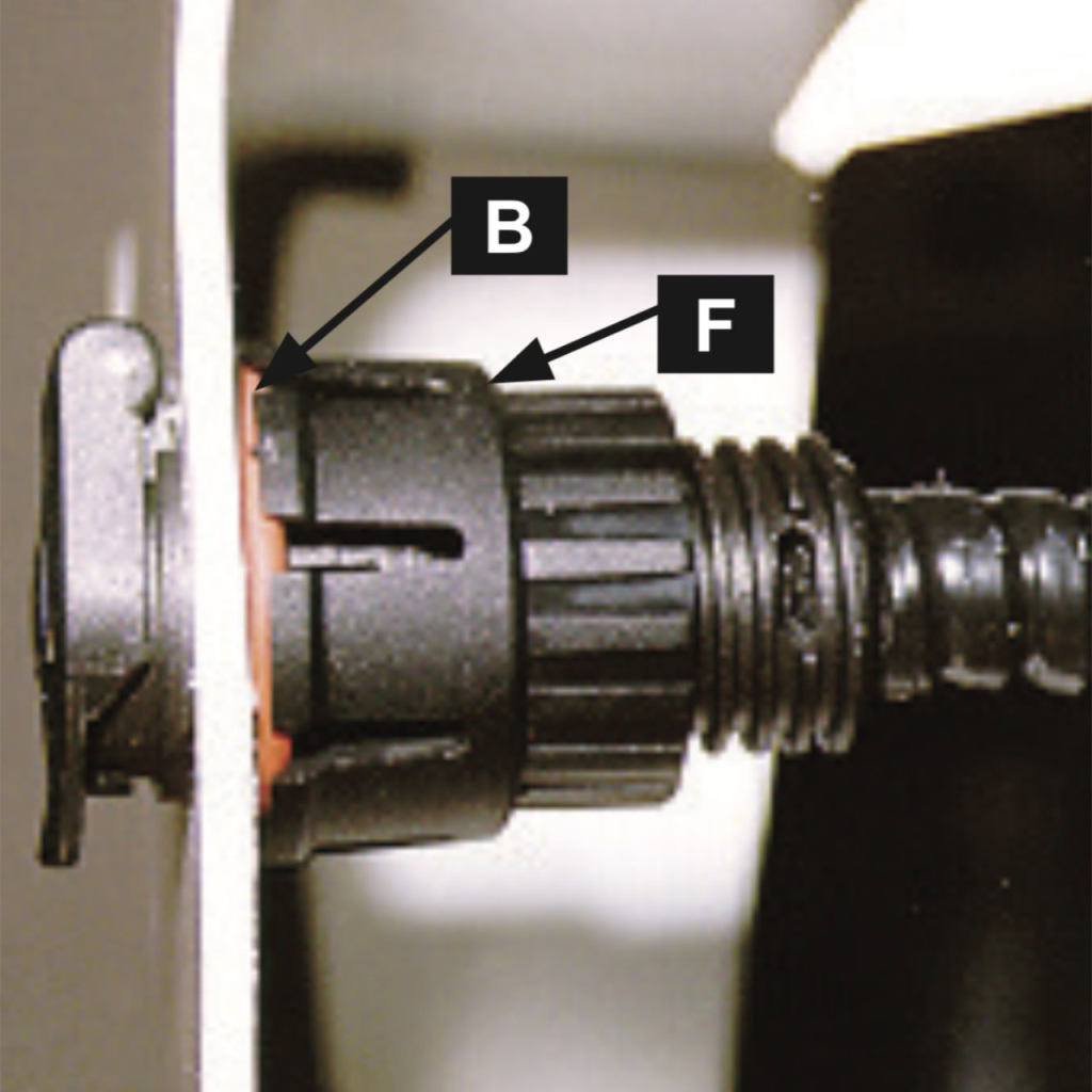 BBAtechniek - Defa wandcontactdoos t.b.v. walstroomkabelset (1x)