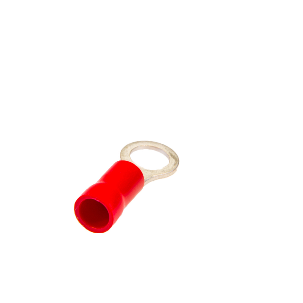 BBAtechniek - Kabelschoen ring M5 Ø5.3mm rood (10x)