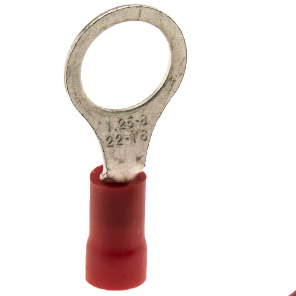 BBAtechniek - Kabelschoen ring M8 Ø8.4mm rood (10x)