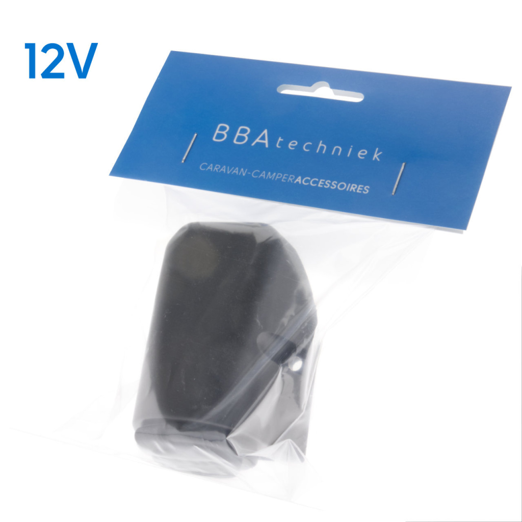 BBAtechniek - 12V 16A opbouw contactdoos sigarettenaanst. (1x)