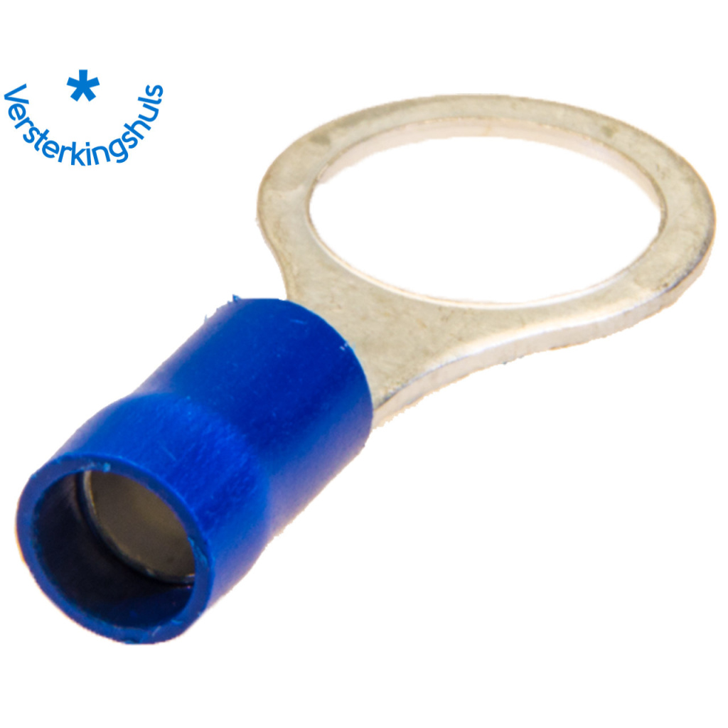 BBAtechniek - Kabelschoen ring M10 Ø10.5mm* blauw (50x)