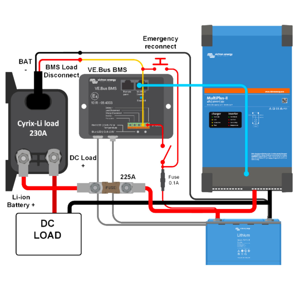 BBAtechniek - Victron Cyrix-Lithium load relais 12/24V-230A (1x)