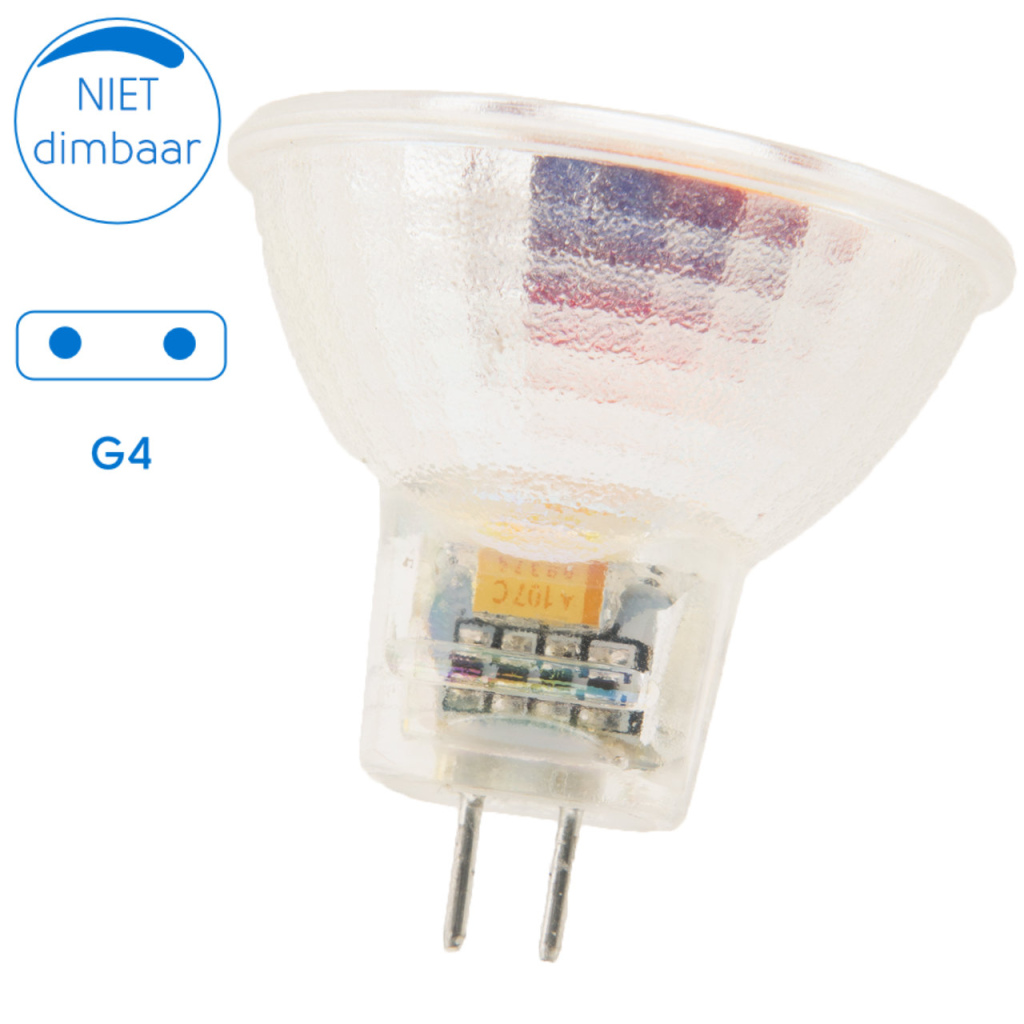 BBAtechniek - G4 12-24VDC 1.8W 4000K 170lm LED MR11(1x)